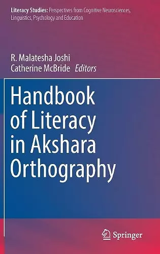 Handbook of Literacy in Akshara Orthography cover