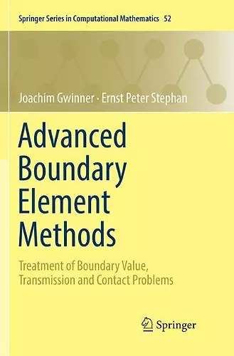 Advanced Boundary Element Methods cover