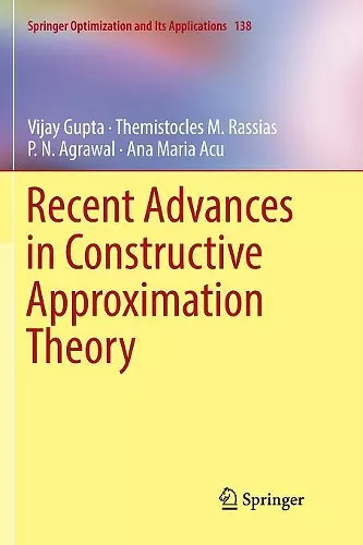 Recent Advances in Constructive Approximation Theory cover