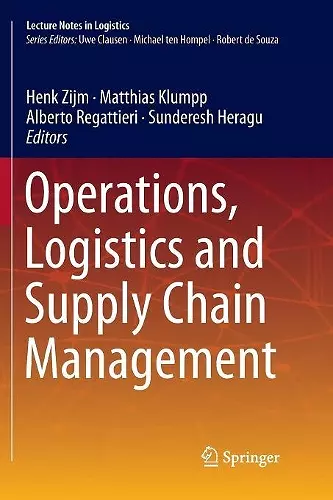 Operations, Logistics and Supply Chain Management cover