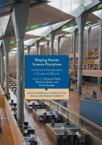 Shaping Human Science Disciplines cover