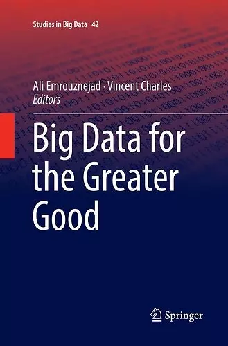 Big Data for the Greater Good cover