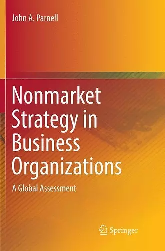 Nonmarket Strategy in Business Organizations cover