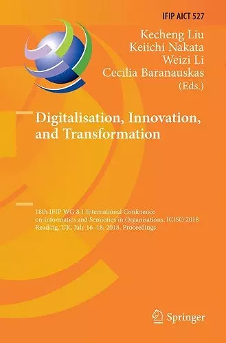 Digitalisation, Innovation, and Transformation cover