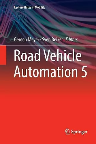 Road Vehicle Automation 5 cover