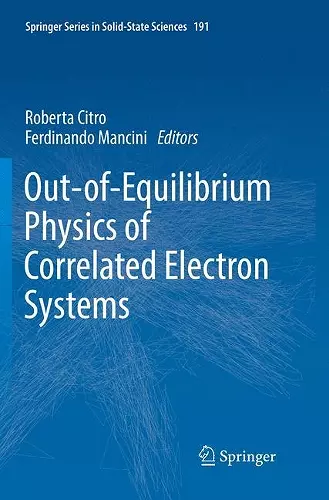 Out-of-Equilibrium Physics of Correlated Electron Systems cover