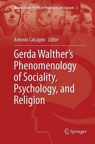 Gerda Walther’s Phenomenology of Sociality, Psychology, and Religion cover