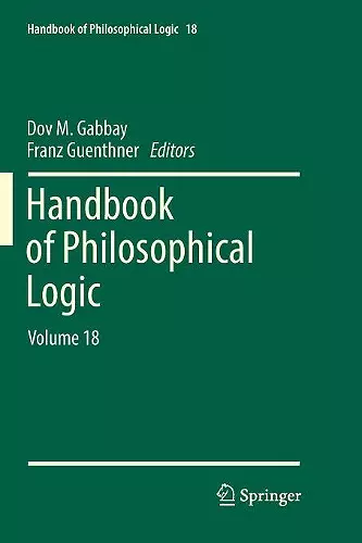 Handbook of Philosophical Logic cover