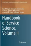 Handbook of Service Science, Volume II cover