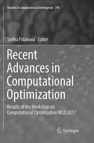 Recent Advances in Computational Optimization cover