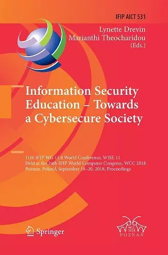 Information Security Education – Towards a Cybersecure Society cover