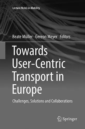 Towards User-Centric Transport in Europe cover