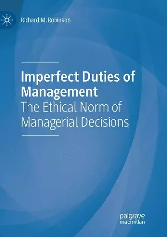 Imperfect Duties of Management cover