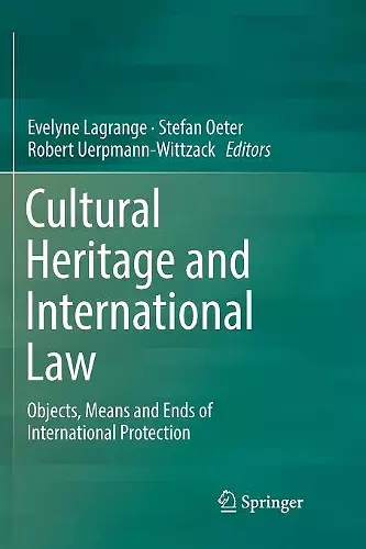 Cultural Heritage and International Law cover