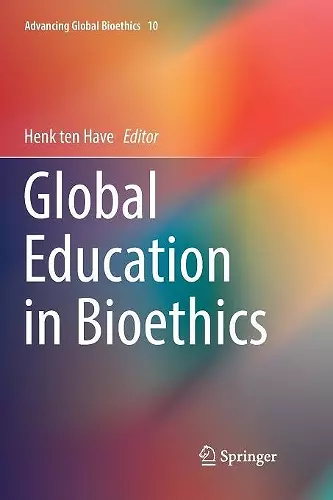 Global Education in Bioethics cover