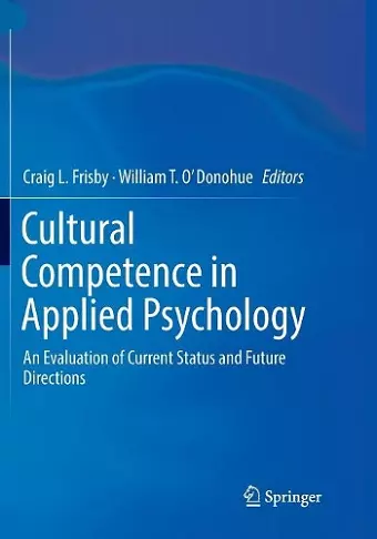 Cultural Competence in Applied Psychology cover