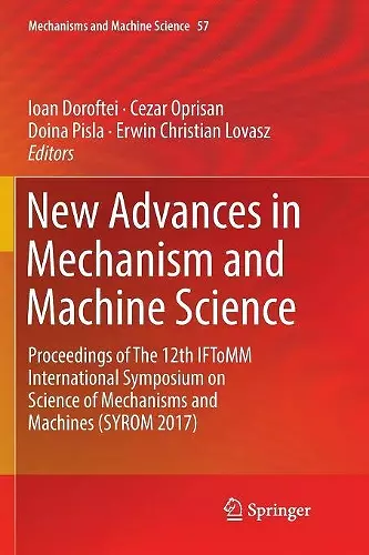 New Advances in Mechanism and Machine Science cover