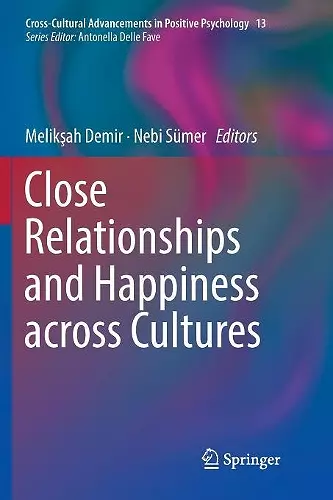 Close Relationships and Happiness across Cultures cover