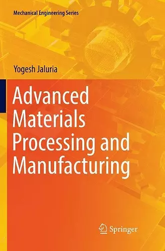 Advanced Materials Processing and Manufacturing cover