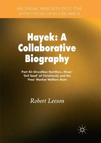 Hayek: A Collaborative Biography cover