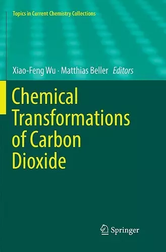 Chemical Transformations of Carbon Dioxide cover