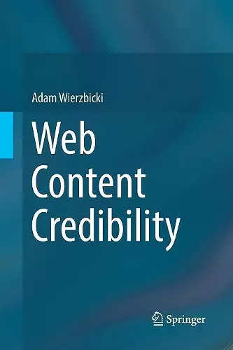 Web Content Credibility cover