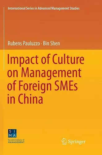 Impact of Culture on Management of Foreign SMEs in China cover