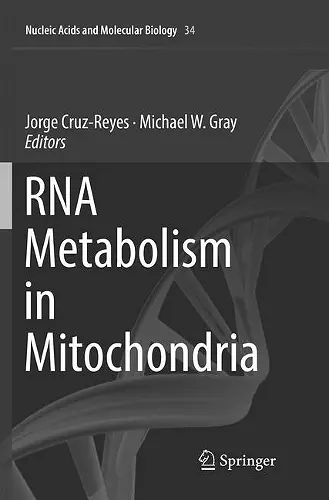 RNA Metabolism in Mitochondria cover