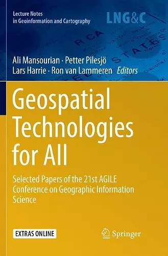 Geospatial Technologies for All cover