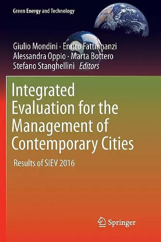 Integrated Evaluation for the Management of Contemporary Cities cover