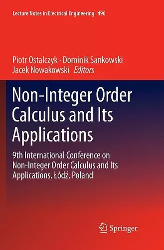 Non-Integer Order Calculus and its Applications cover