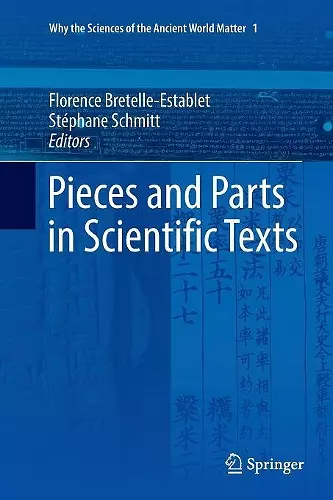 Pieces and Parts in Scientific Texts cover