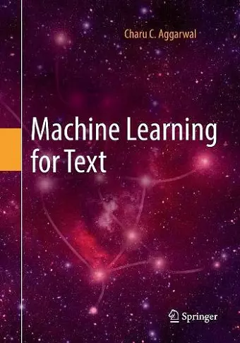 Machine Learning for Text cover