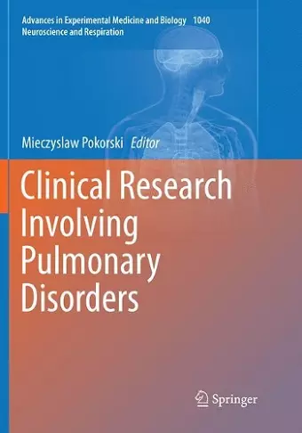 Clinical Research Involving Pulmonary Disorders cover