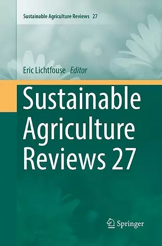 Sustainable Agriculture Reviews 27 cover