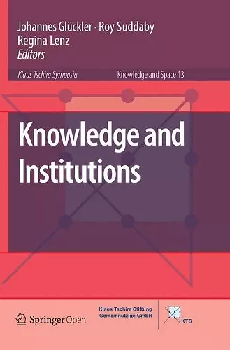 Knowledge and Institutions cover