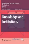 Knowledge and Institutions cover