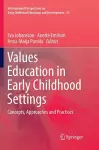 Values Education in Early Childhood Settings cover