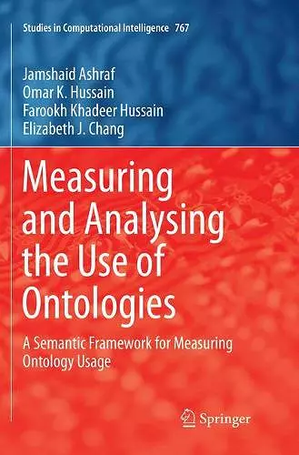 Measuring and Analysing the Use of Ontologies cover