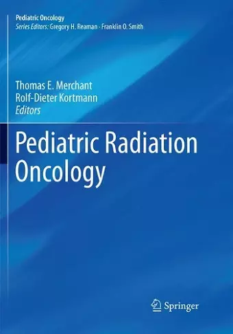 Pediatric Radiation Oncology cover