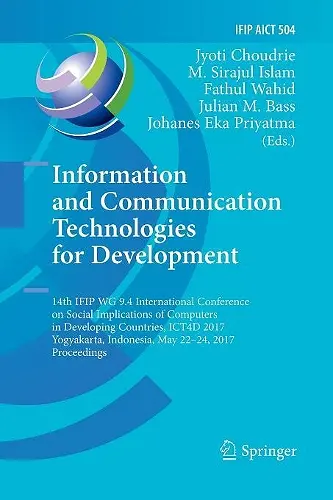 Information and Communication Technologies for Development cover