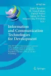 Information and Communication Technologies for Development cover