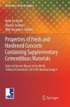 Properties of Fresh and Hardened Concrete Containing Supplementary Cementitious Materials cover