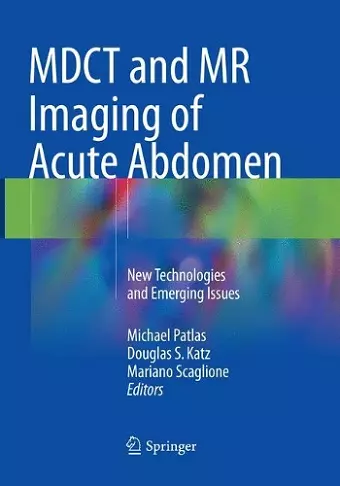 MDCT and MR Imaging of Acute Abdomen cover