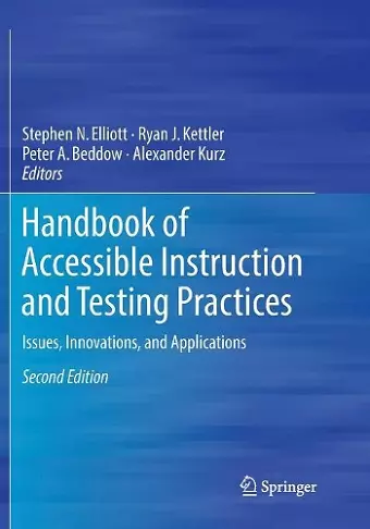 Handbook of Accessible Instruction and Testing Practices cover