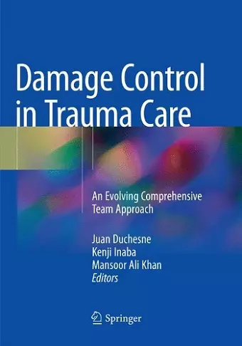 Damage Control in Trauma Care cover