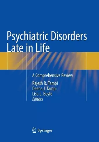 Psychiatric Disorders Late in Life cover