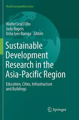 Sustainable Development Research in the Asia-Pacific Region cover