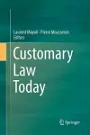 Customary Law Today cover