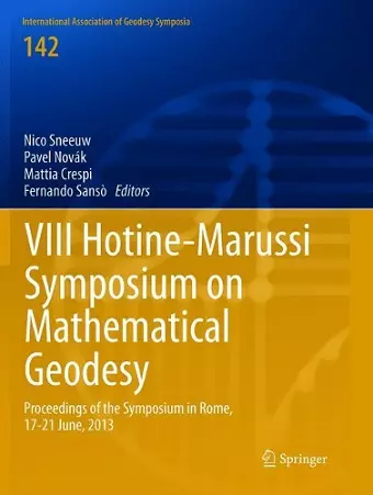 VIII Hotine-Marussi Symposium on Mathematical Geodesy cover